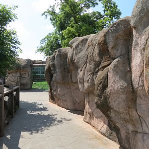 Oklahoma Trails - Grizzly Bear Exhibit Path Between Viewing Areas