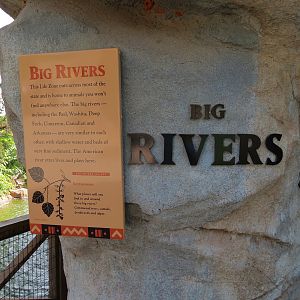 Oklahoma Trails - Big Rivers - Sign