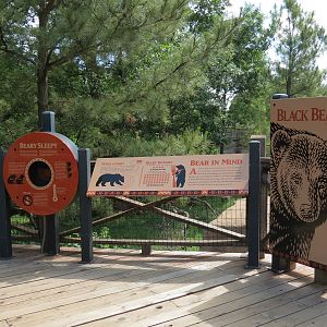 Oklahoma Trails - American Black Bear Exhibit Sign