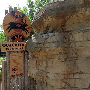 Oklahoma Trails - American Elk Exhibit Sign