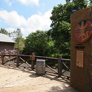Oklahoma Trails - American Alligator Exhibit Viewing Path