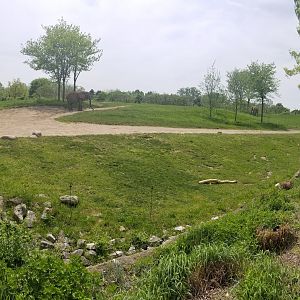 May. 2018 - Plains - Elephant Exhibit Panorama from Second Viewing