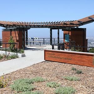 Bay and bison exhibit overlook