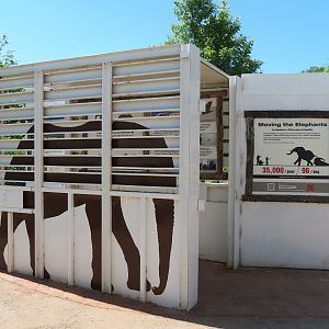 Elephants of the Zambezi River Valley - Crate Interpretive Exhibit
