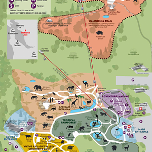 New Oakland zoo map
