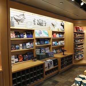 books in gift shop