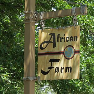Children's Farms - African Farm - Sign