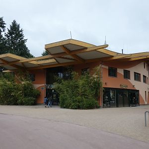 View of entrance building