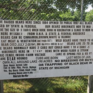 Oswald's Bear Ranch Sign