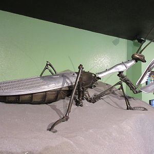 Praying Mantis - Large Metal Sculpture