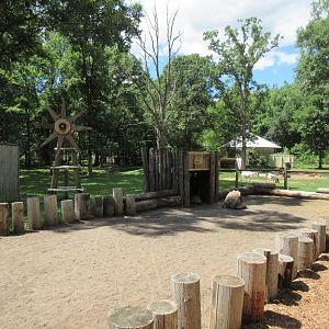 Sulcata Tortoise Exhibit