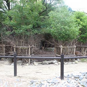 Exhibit for axis deer