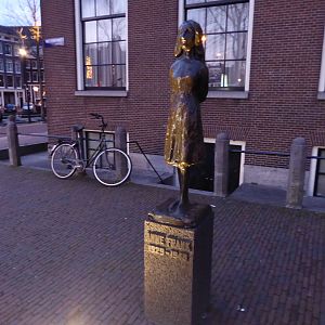 Anne Frank Memorial next to Westerkerk, Amsterdam