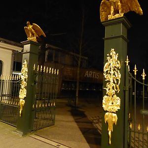 Gates of Artis at night
