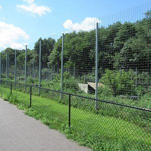 Row of Tiger Exhibits