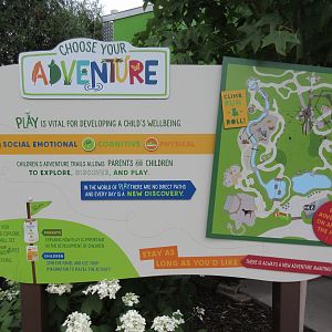 5-Acre Children's Adventure Trails - Sign
