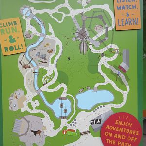 5-Acre Children's Adventure Trails - Map