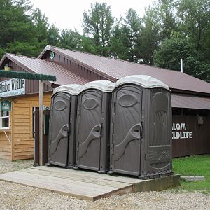 Zoo Entrance + Dreaded Porta-Potties