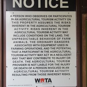 Common Wisconsin Sign at Zoos