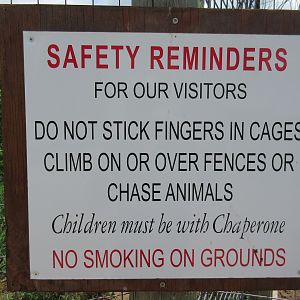 Zoo Sign