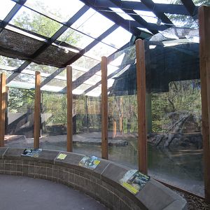 Chilean Flamingo Winter Aviary (temporary Komodo Dragon Exhibit)