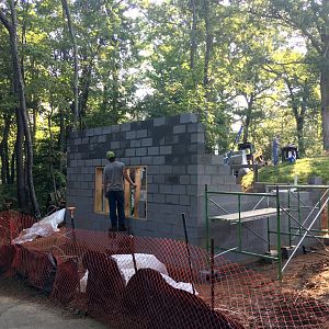 red panda exhibit construction