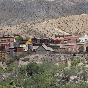 View of Spaghetti Western theme park area