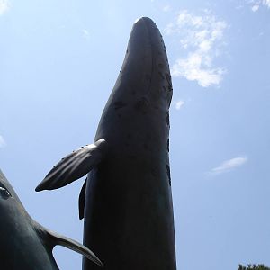 Whale Sculpture Fountain