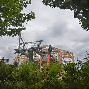 Cable Car Construction at Beauval, 12/06/18