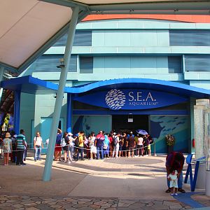 New SEA Aquarium entrance