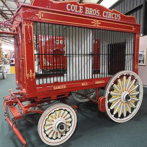 1940s-era Cole Bros. Circus Animal Wagon - Circus World Museum