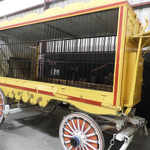 Old Circus Animal Wagon - Circus World Museum