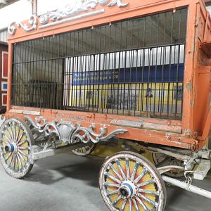 Old Circus Animal Wagon - Circus World Museum