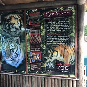 Tiger Territory signage 100818