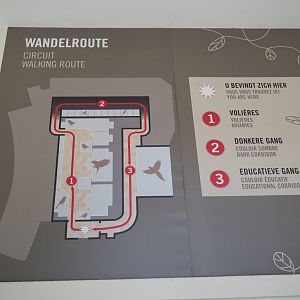 Bird House walking route map