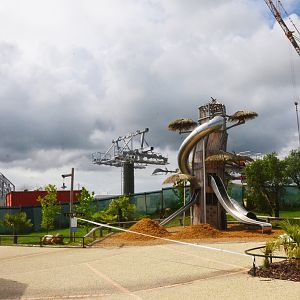 Cable Car Construction at Beauval, 12/06/18