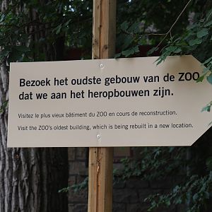 Visit the zoo's oldest building rebuilding site