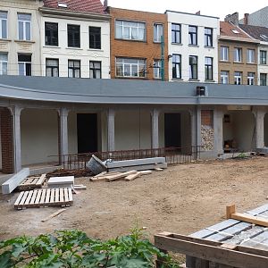 Bird-of-prey aviaries rebuild construction site