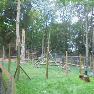 Extension to woodland walk LTM enclosure.