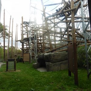 Exterior Chimp enclosure