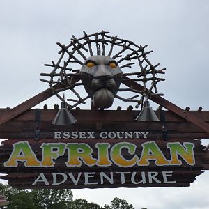 African Adventure Entrance Sign