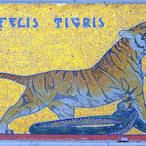 Entrance gate mosaic; Antwerp; 7th September 2018