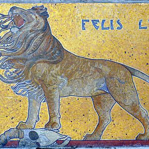 Entrance gate mosaic; Antwerp; 7th September 2018