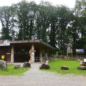 Main Entrance and Shop at Pescheray, 13/06/18