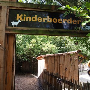 Petting zoo entrance