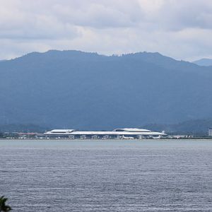 View of KK Airport from Manukan