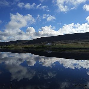 Reflections in a Lake - Shetland Mainland