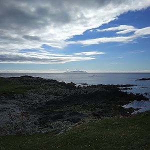 View of Foula - Shetland Mainland