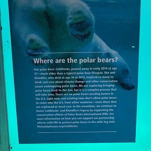 Sign about Coldilocks passing