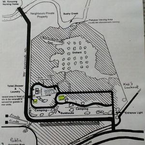 Map of Kingfisher Park Birders Lodge